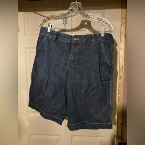 Eddie Bauer Jean Bermuda Shorts-like new